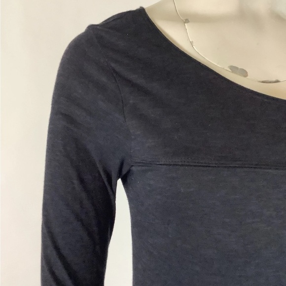 Horny Toad Sz S Long Sleeve Jersey Comfort Stretchy Pullover Dress Black - Picture 2 of 6